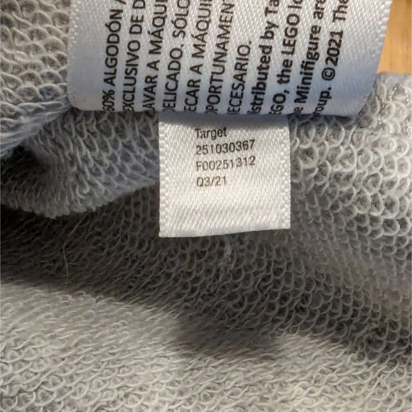 Target Lego long sleeve gray multicolored mini figure graphic Men Sweatshirt M - Picture 8 of 10